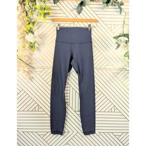 Lululemon Leggings Womens Blue Align High Rise Pant 25"  Yoga Gym Size 2